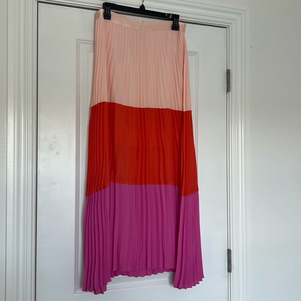 EXPRESS COLORBLOCK MAXI SUMMER SKIRT NWT